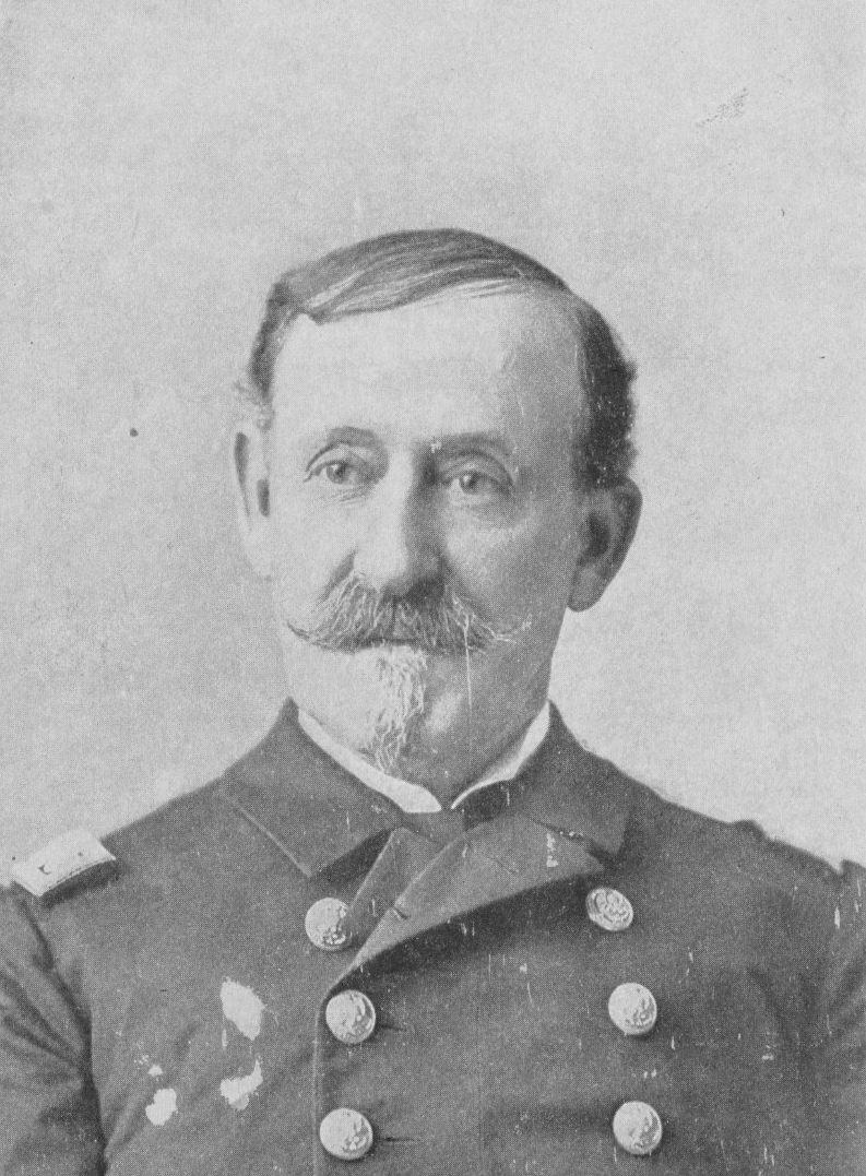 A picture of Commodore William S. Schley who was commander of the Flying Squadron.