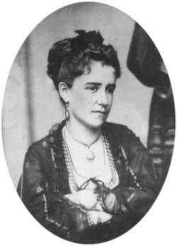 A picture of Eliza, who was the wife of Capt. Charles D. Sigsbee.