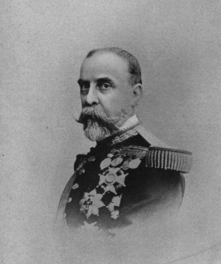A picture of Ramon Blanco who was the captain general of Cuba.