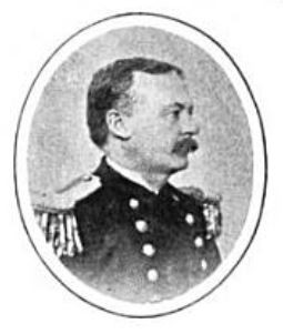 A picture of Captain Francis J. Higginson of the USS Massachusetts who was in charge of naval operations during the Puerto Rican campaign.