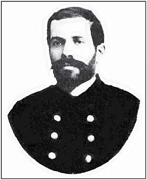 A picture of Lieutenant Francisco de la Rocha who was the commander of the Spanish destroyer Terror.