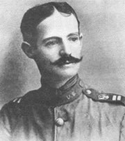 A picture of Lieutenant Henry H. Whitney of the U.S. Army who carried out reconnaissance missions in Puerto Rico.