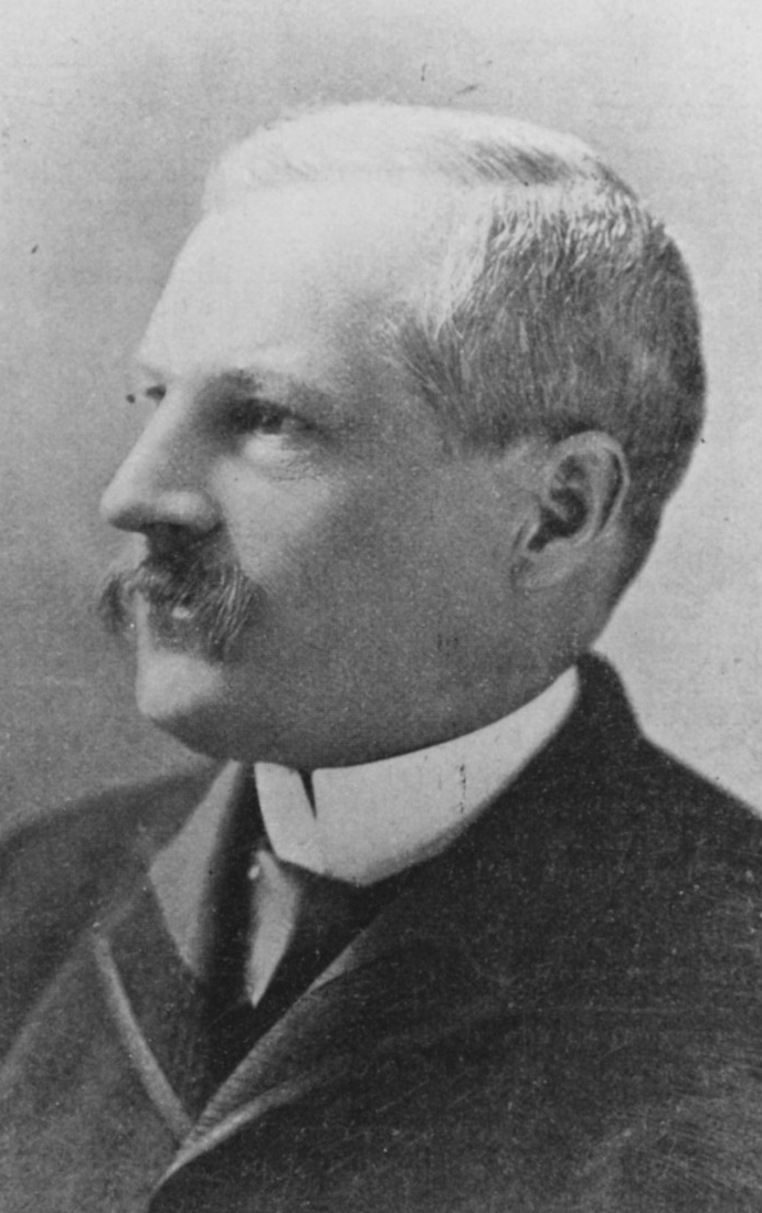 A photo of Capt. Albert S. Barker of the U.S.S. Oregon.