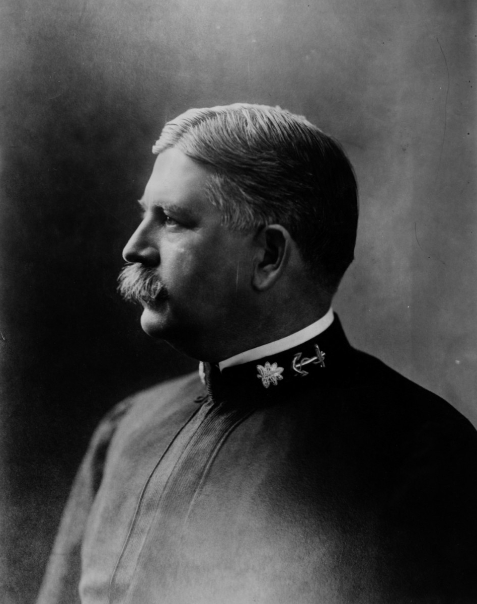 A photo of Cmdr. Richardson Clover who was chief of the Office of Naval Intelligence.