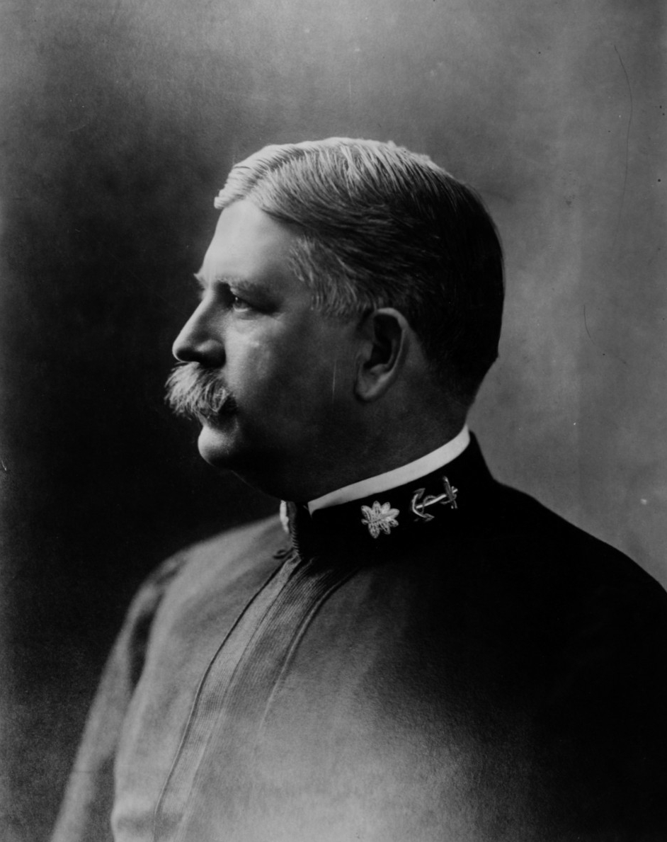 A picture of Cmdr. Richardson Clover who was the chief of the Office of Naval Intelligence at the outbreak of hostilities.