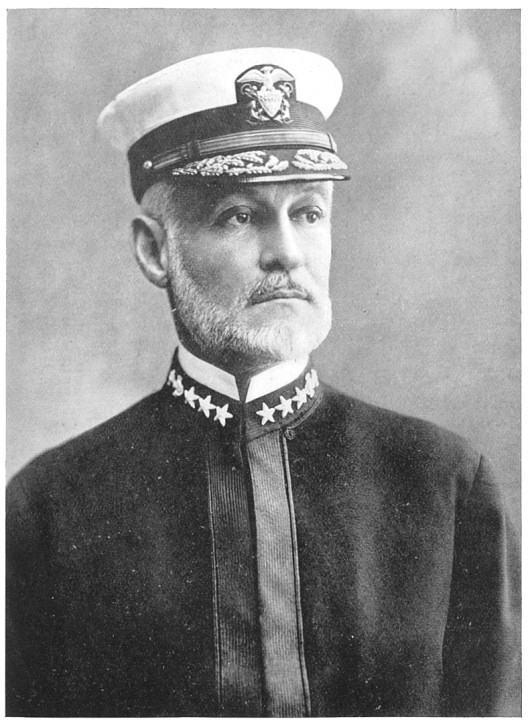 A picture of Lt. William S. Sims who was the naval attaché at Paris during the hostilities.