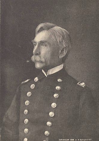 A picture of Commodore John C. Watson who was the commander of the northern Cuban blockade.