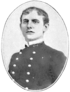 A picture of Ensign Worth Bagley who was killed at Cardenas Bay on 11 May 1898.