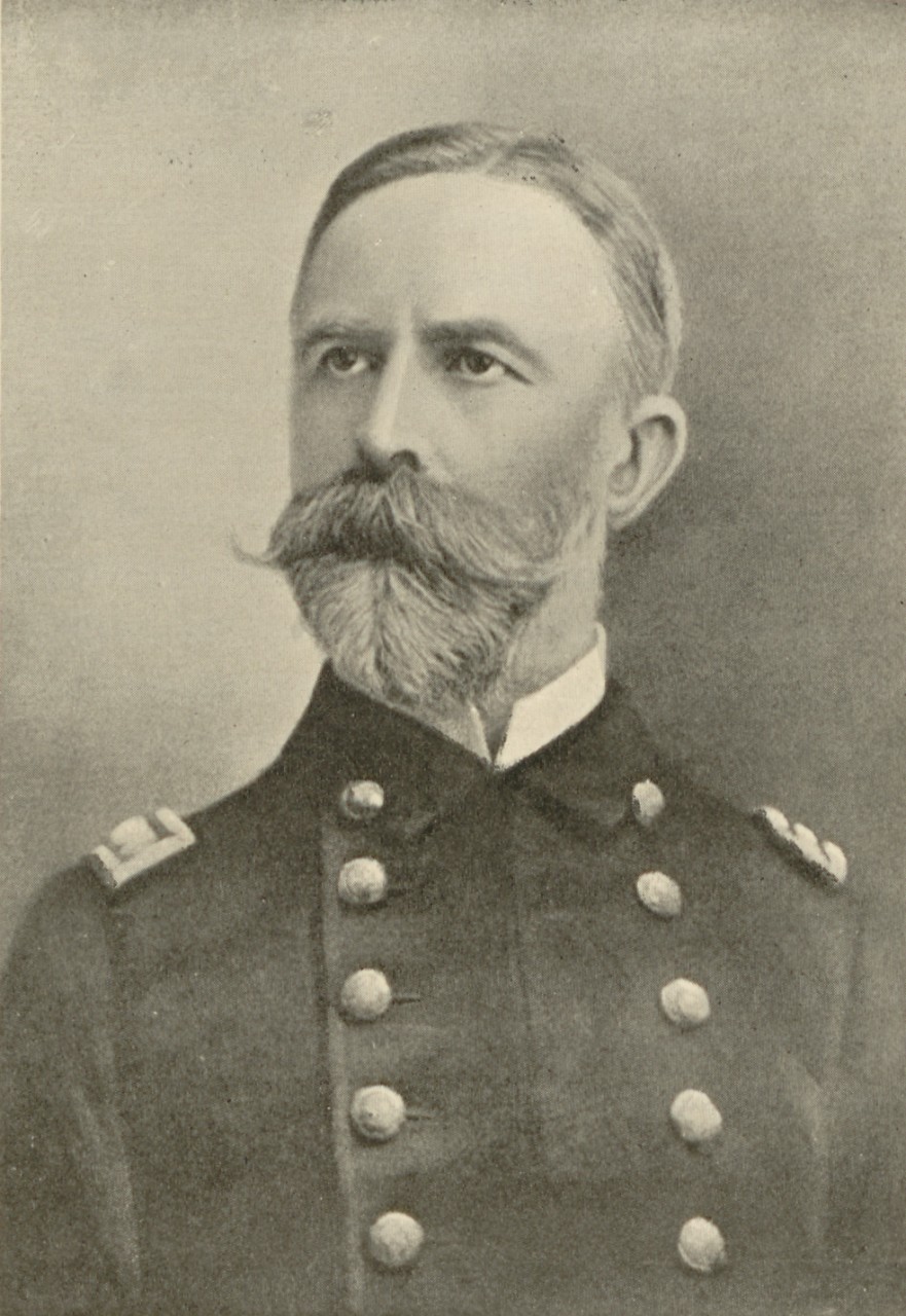 A picture of Rear Admiral Willliam T. Sampson who was commander of the victorious U.S. Navy on July 3, 1898.