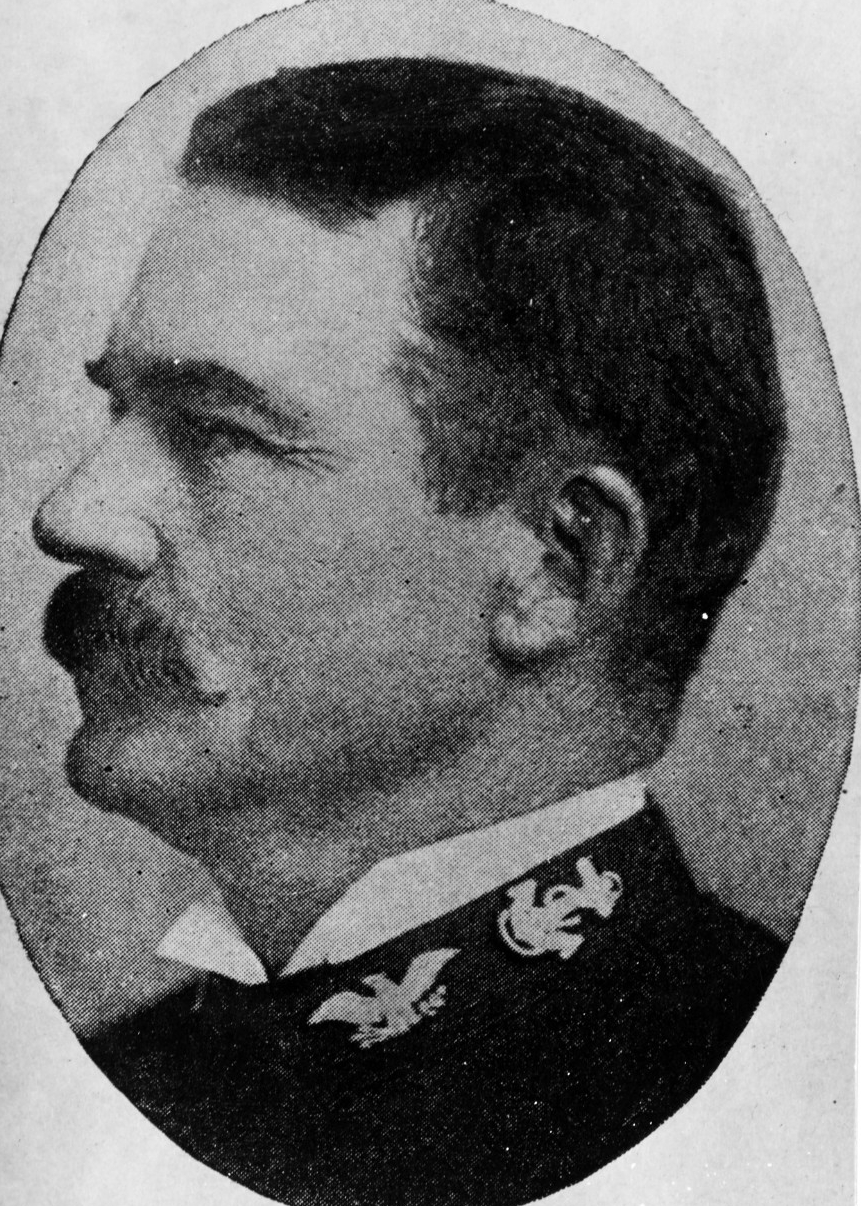 A picture of Captain Henry Glass who was the commander of the expedition that seized Guam.
