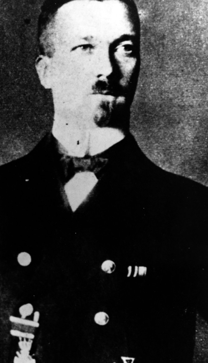 Photograph of German submarine commander