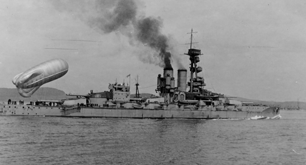 Photograph of British battleship