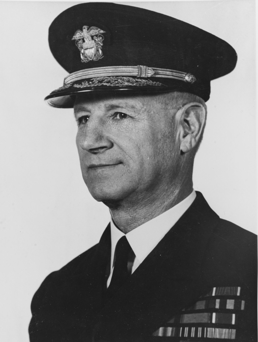 Black-and-White Photograph of Vice Admiral Joseph Taussig