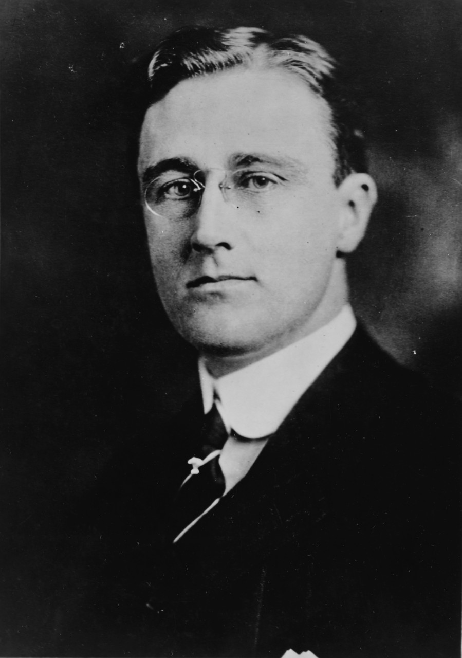 Photograph of FDR as Assistant Secretary of the Navy