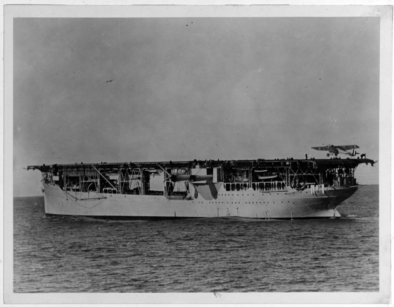 Photograph of Langley at sea